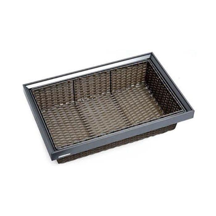 Hettich Rattan Lile Basket 900 mm - Grey Finish
