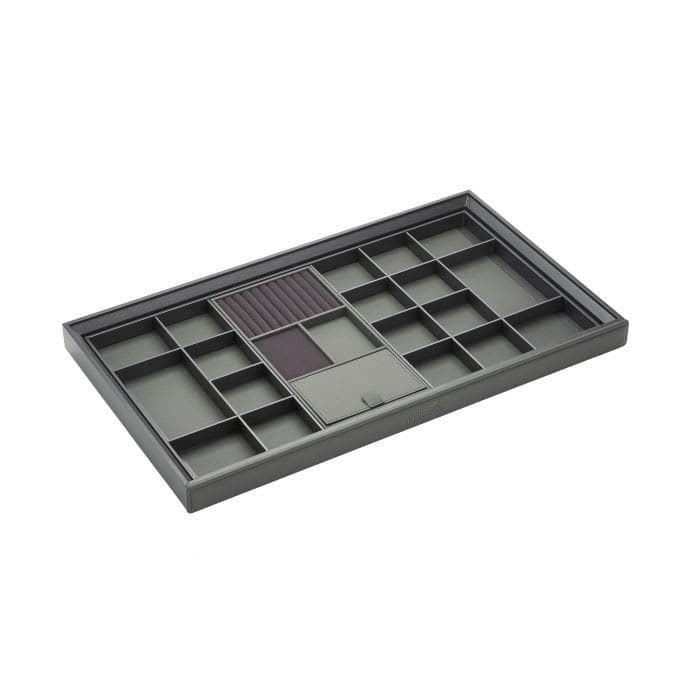 Hettich Leather Classification Box 900 mm - Grey Finish - Image 1
