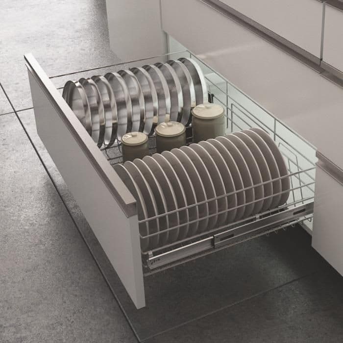 Hettich Stainless Steel Wire Basket CTM Thali (33"x20"x8") Inch