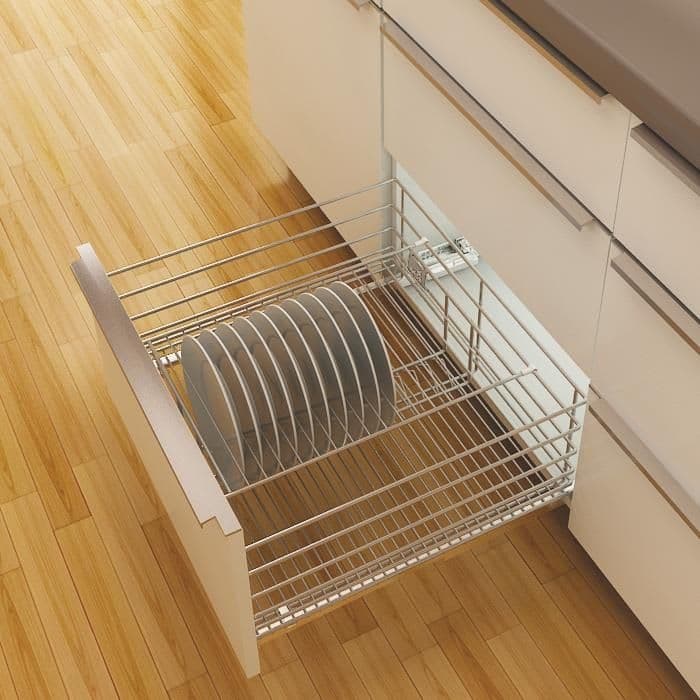 Hettich Stainless Steel Inlets Plate Inlet 8 Inch - Image 1