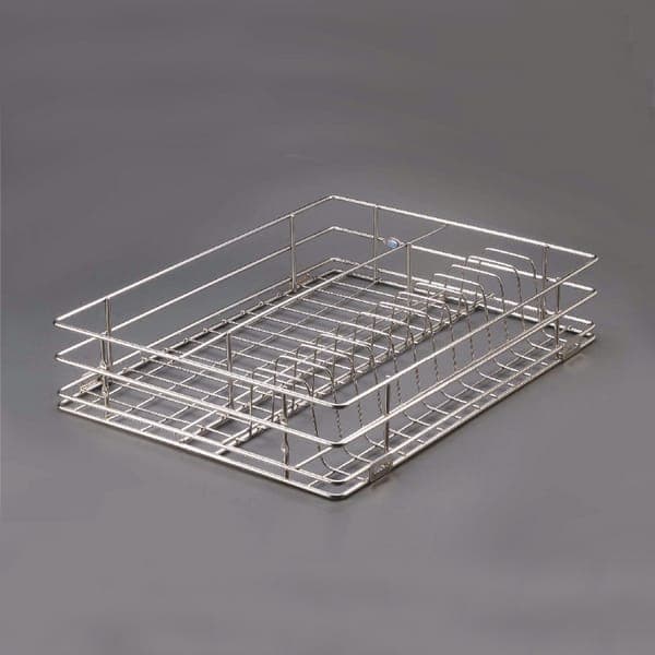 Ebco stainless steel wire basket (SS304) Cup & Saucer(17 x 20 x 04-CS) inch