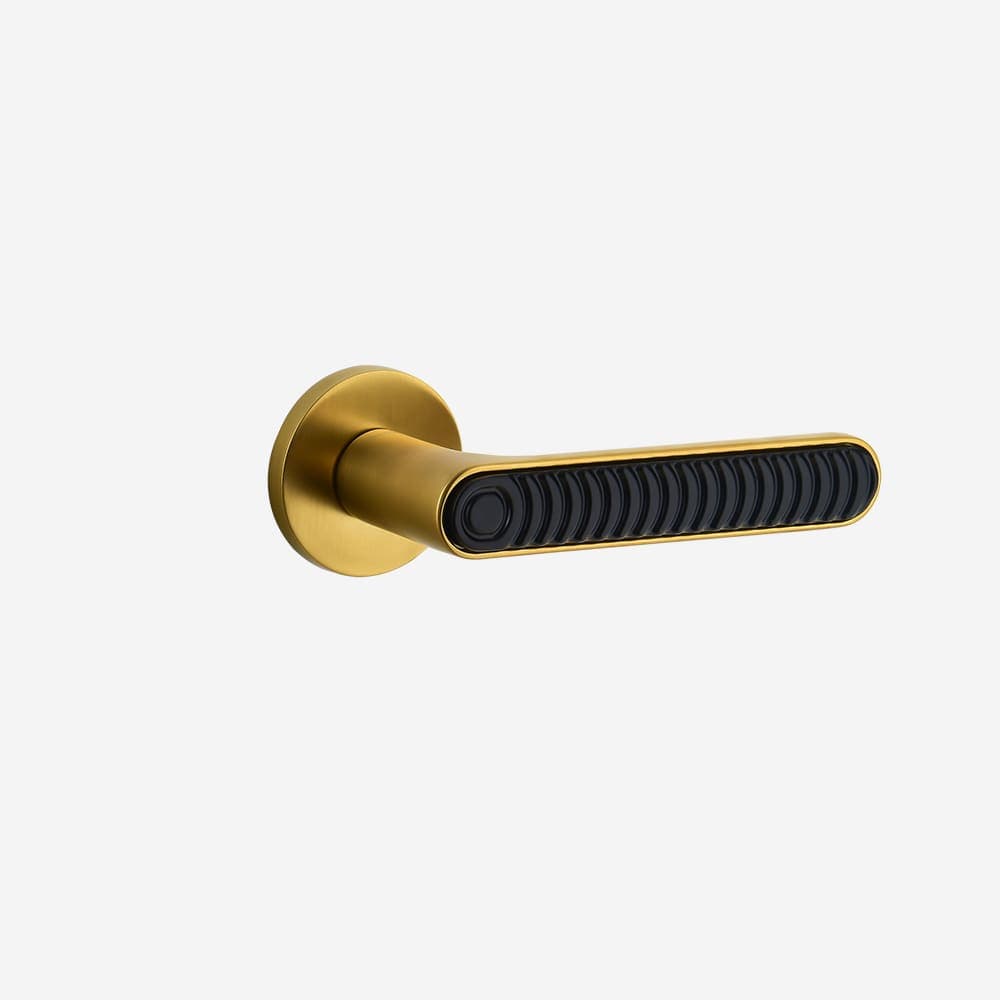 Dorset Door handle Cognac Bronze + Graphite Matt