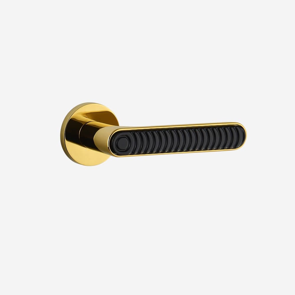 Dorset Door handle Full gold Graphite Matt