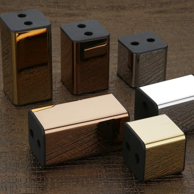 Furniture Leg PVD Gold Finish 3 Inch