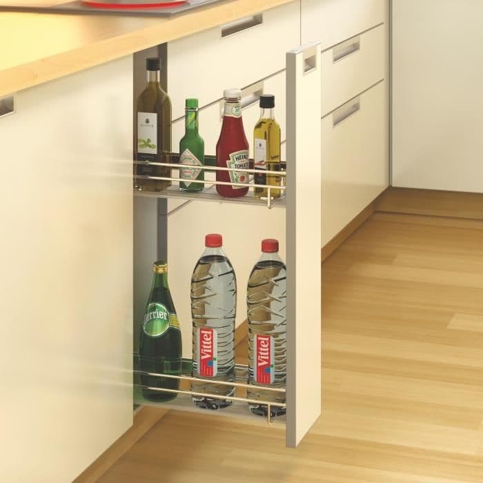Bottle Pull out - 2 tier For Cabinet width 150 mm (4 Inch)